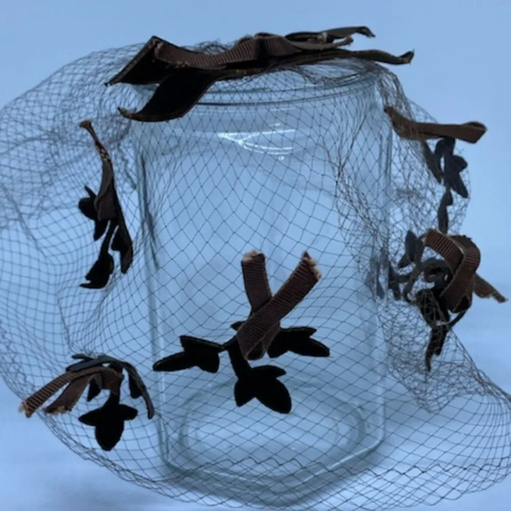 Vintage brown tulle